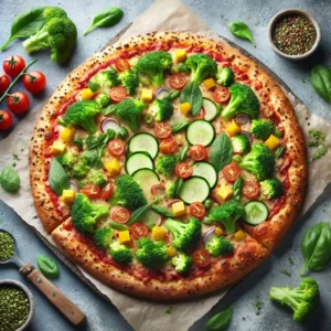 The Pizza Edition gluten-free pizzas with fresh toppings and crispy crust